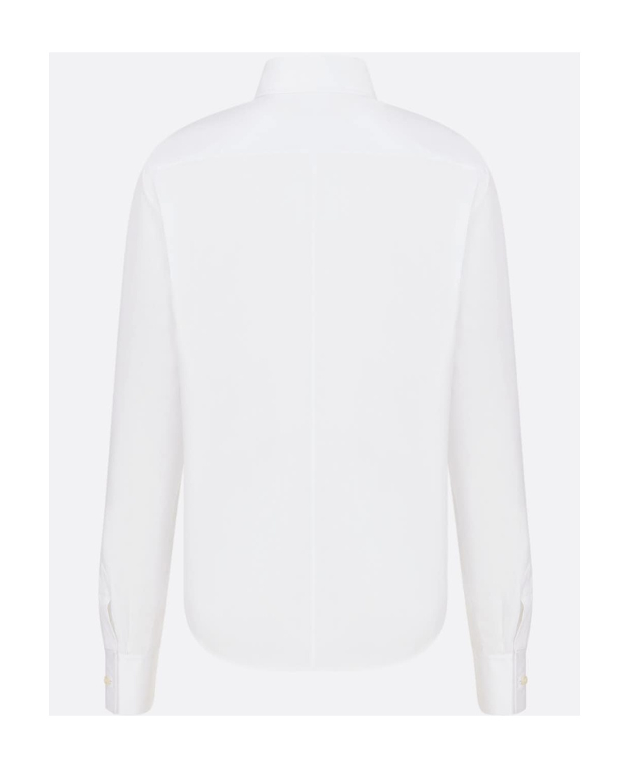Dior Bee Embroidery Shirt In White