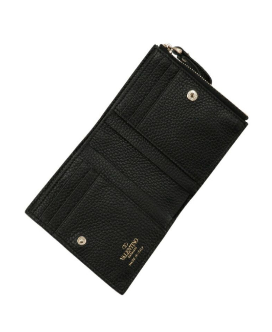 VALENTINO GARAVANI ROCKSTUD BI-FOLD WALLET 