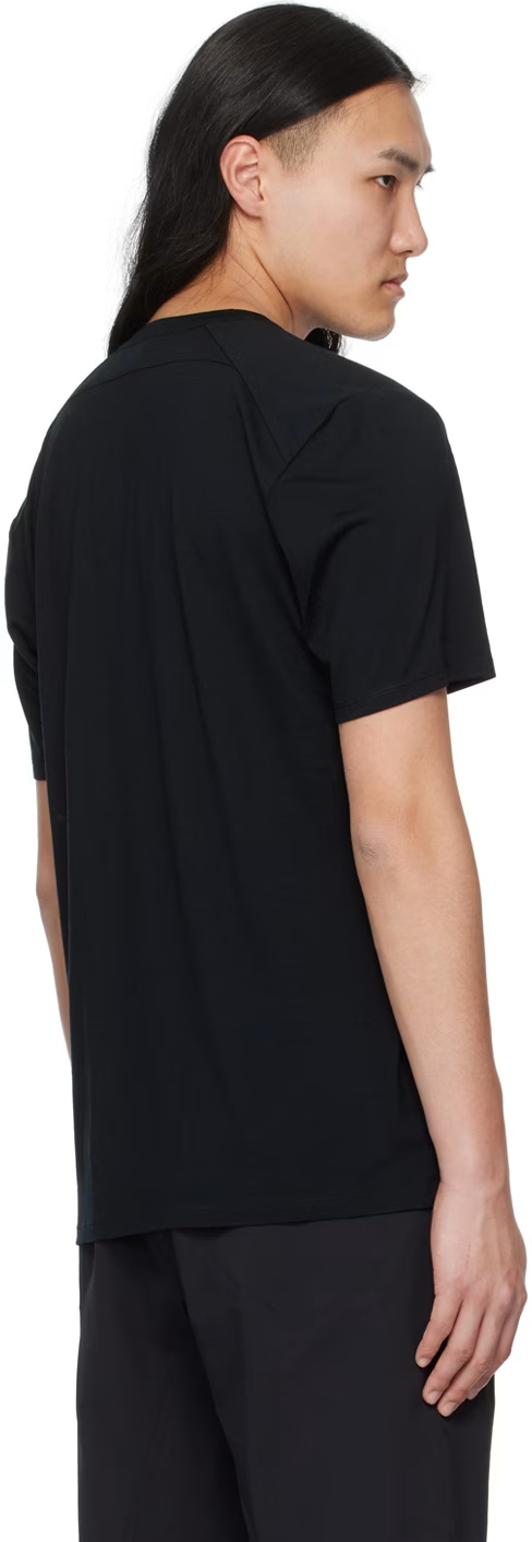 Arc'teryx Plain Wool-blend T-shirt In Black
