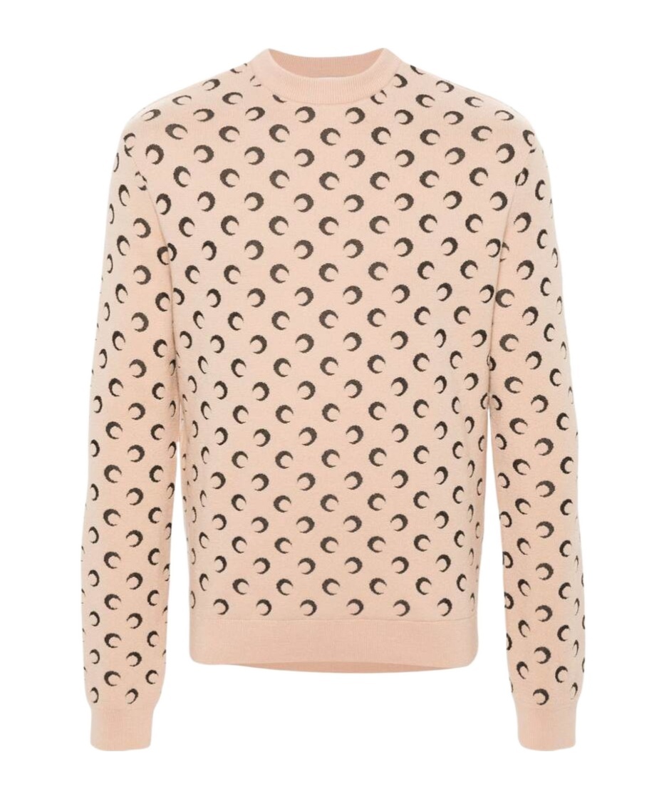Marine Serre Sweater In Nude