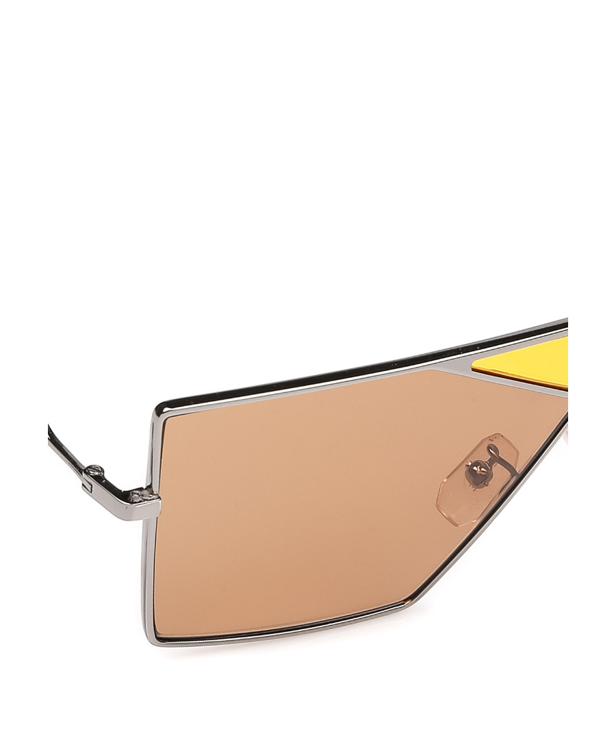Loewe Geometric Frame Sunglasses In Nude