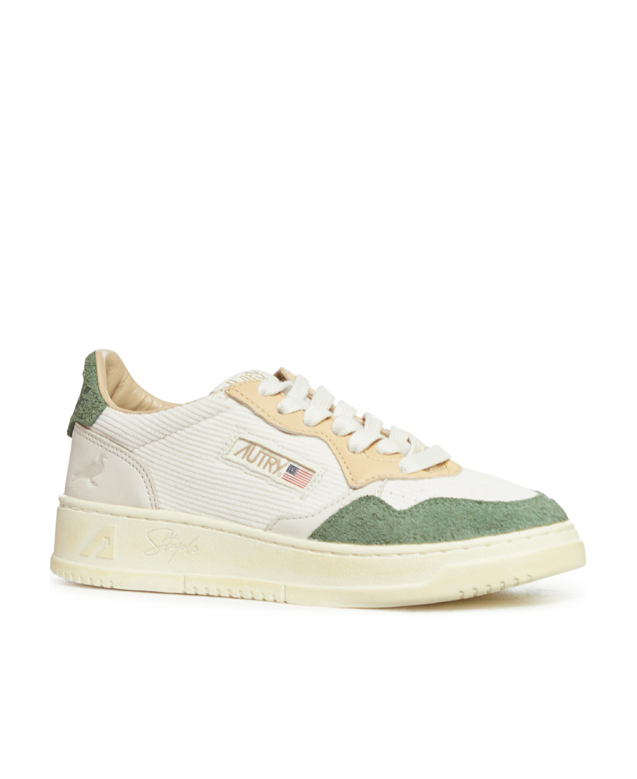 Shop Autry Tie Low-top Casual Shoes In White