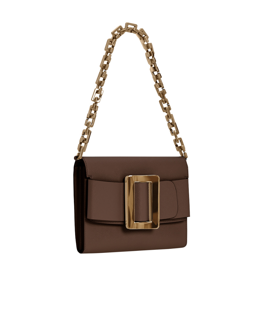 Boyy Chain Shoulder Bag In Brown