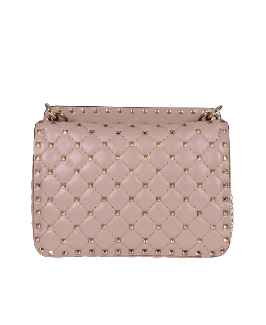 Valentino Medium Rockstud Spike Tote Bag In Nude