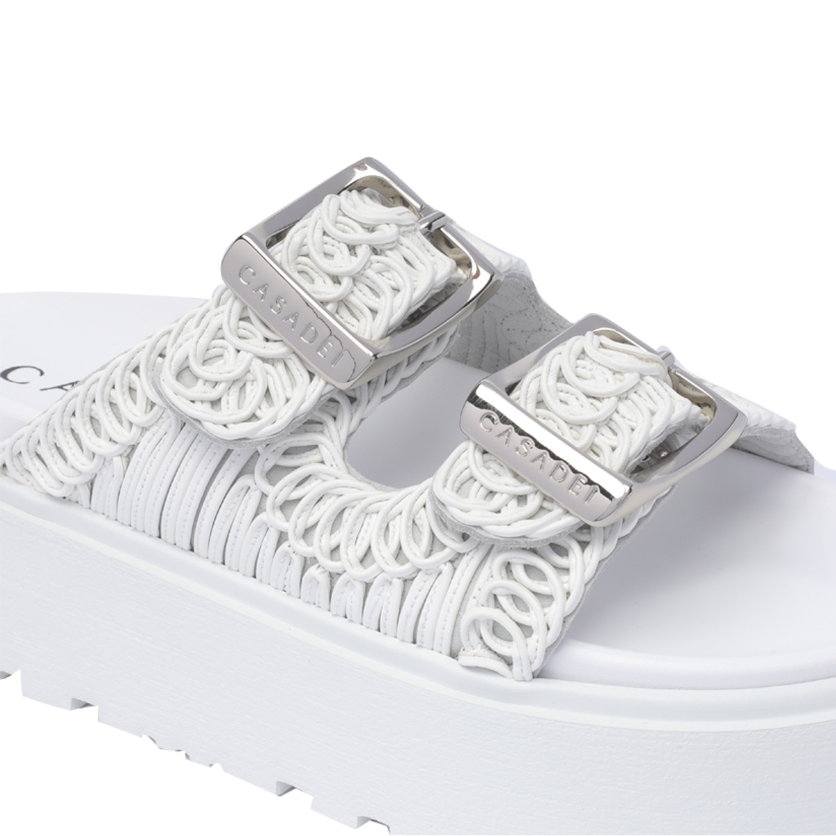 Casadei Mule Dei Mexico In White