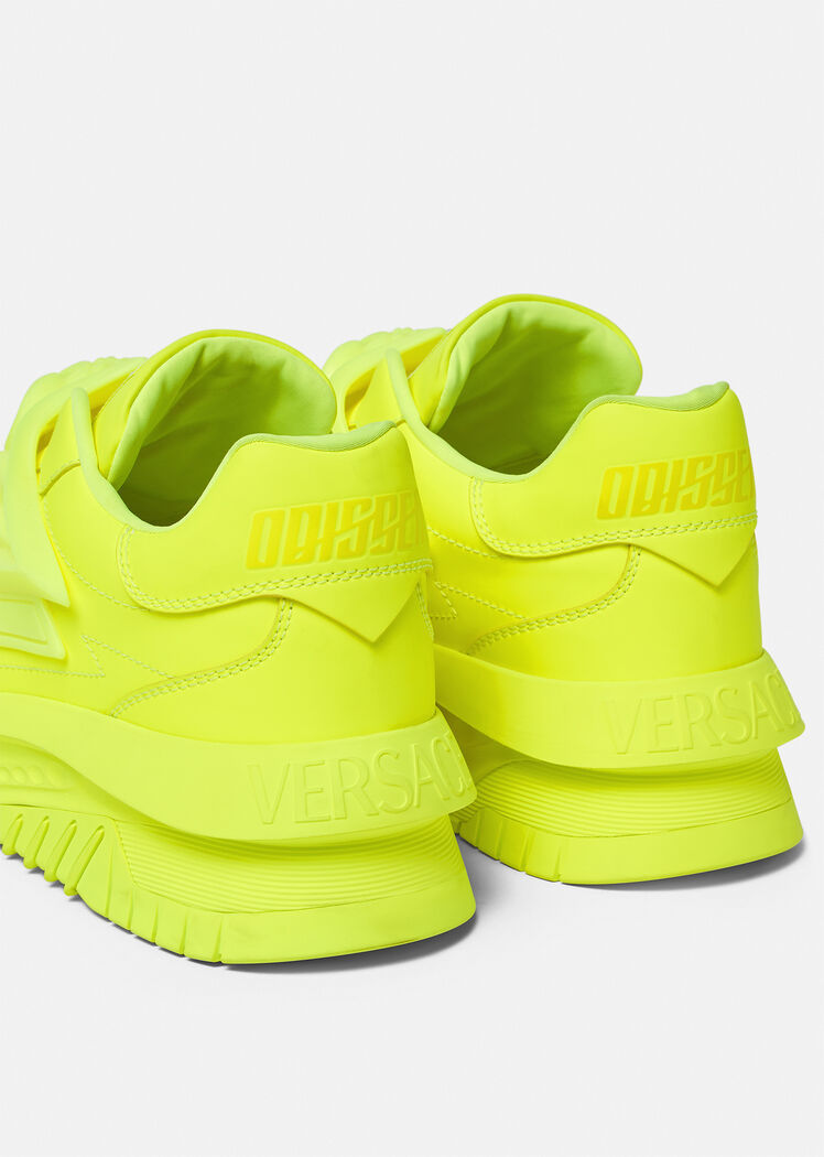 Versace Odissea Low-top Sneakers In Yellow