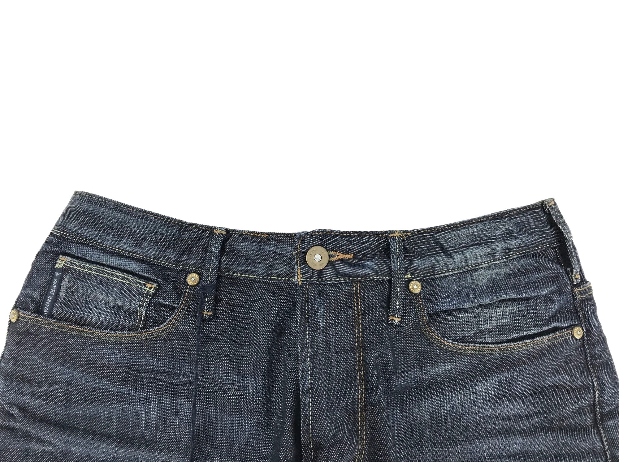 ARMANI JEANS LOGO DETAIL JEANS