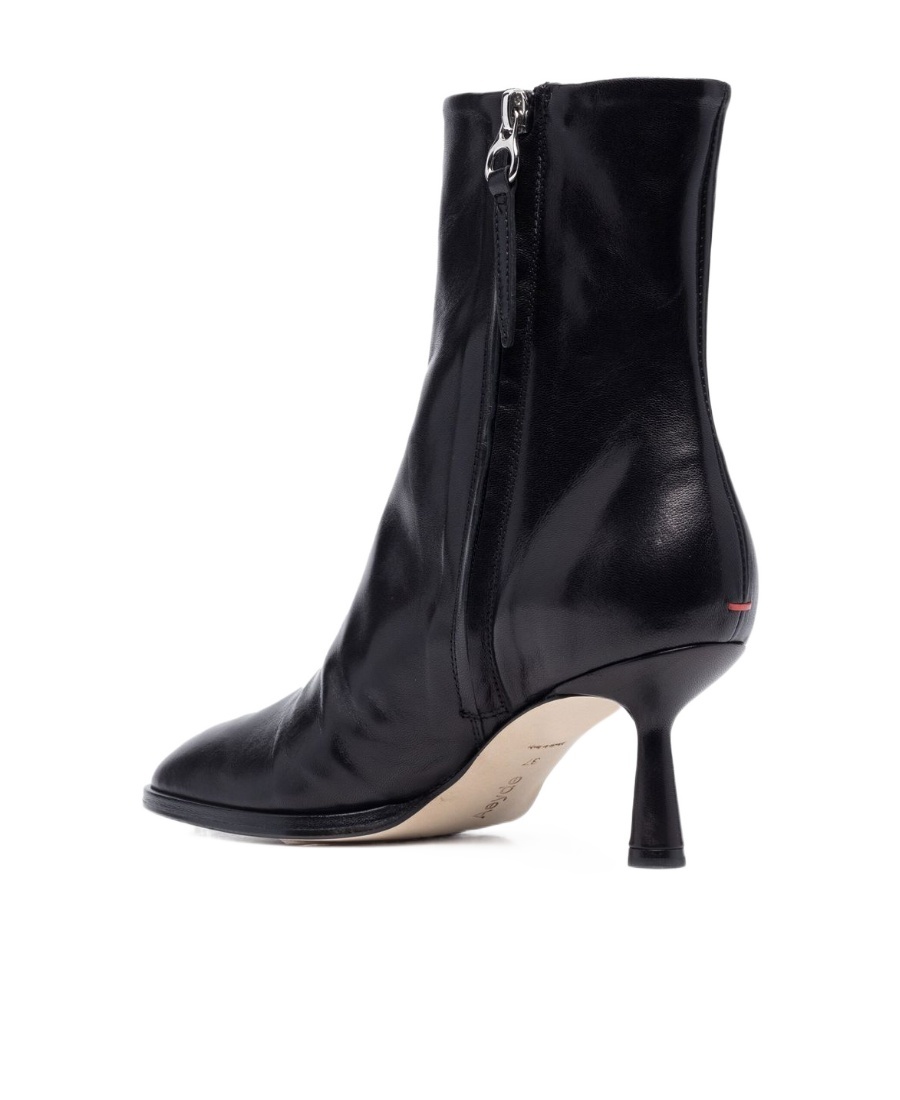 Aeyde Women Dorothy Leather Ankle Boots In Black