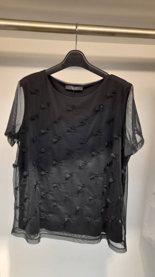 Weekend Max Mara Round-neck Blouse In Black