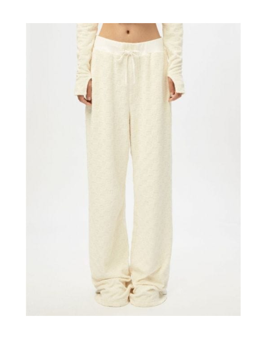 Ambush Logo Casual Pants In White