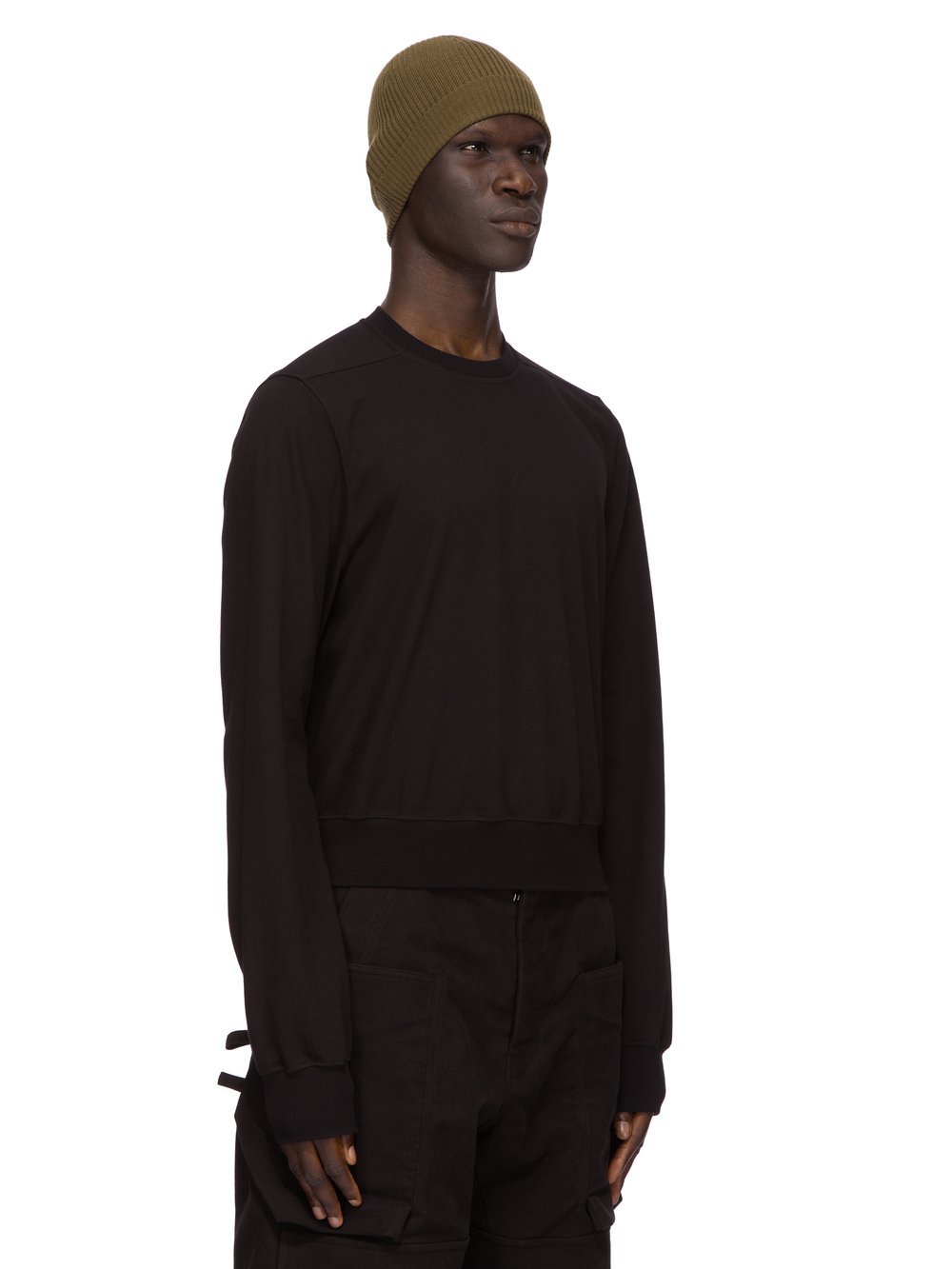 Rick Owens Ribbed-knit Beanie In Green