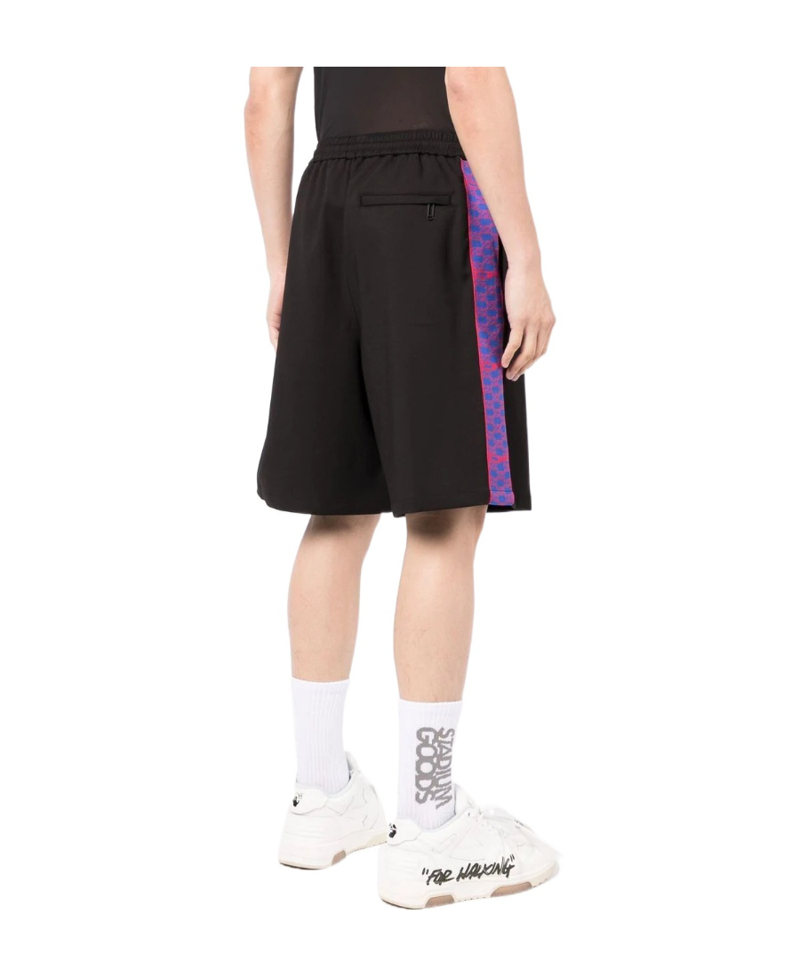 Off-white Monogram Band Track Shorts In Black