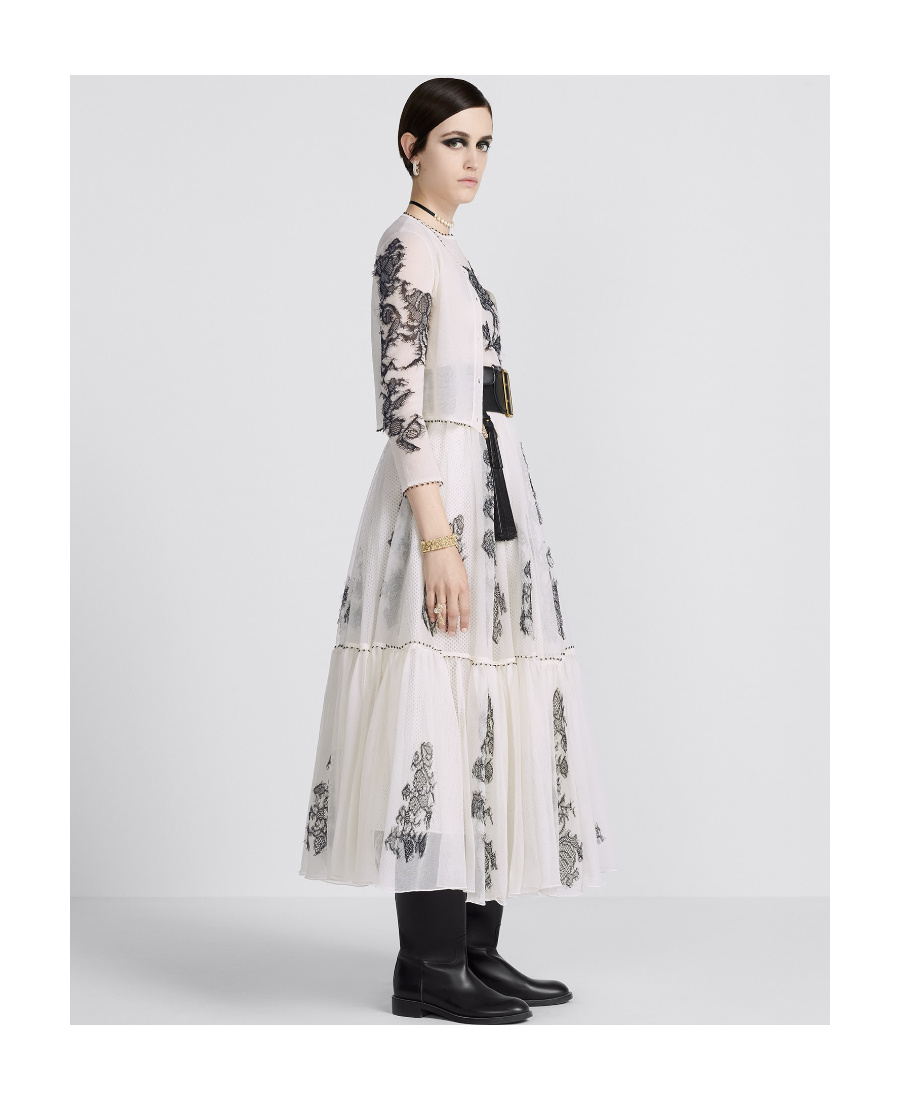 DIOR FLARED MID-LENGTH SKIRT