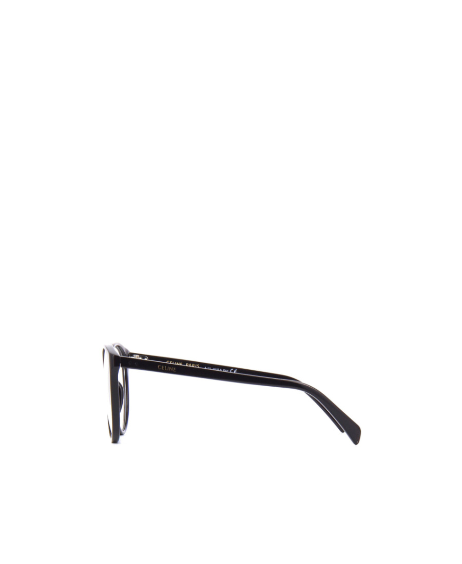 Celine Round-frame Stud-embellished Glasses In Black