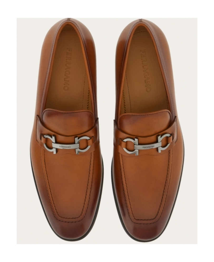 Ferragamo Mocassin Penny Brun Taille 41 In Brown