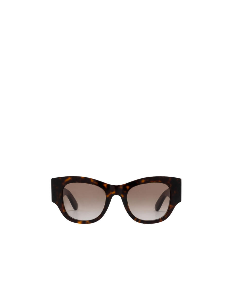 Alexander Mcqueen Square Frame Sunglasses In Black