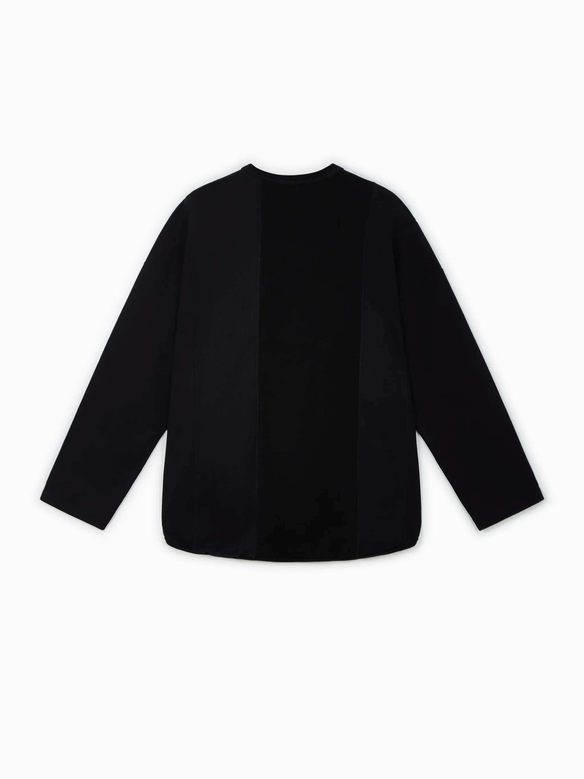 Comme Des Garçons Long-sleeved Sweatshirt In Black