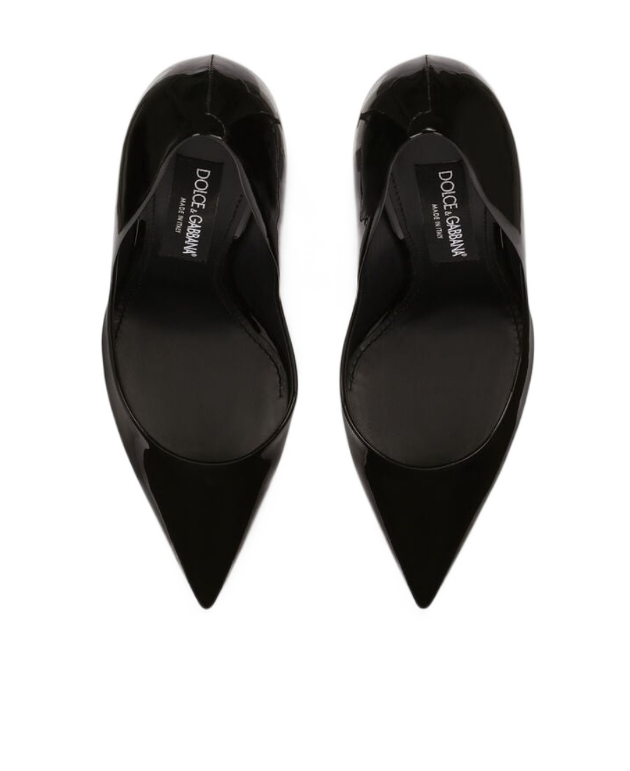 Dolce & Gabbana Pointed Shallow-mouthed High-heeled Shoes In Black