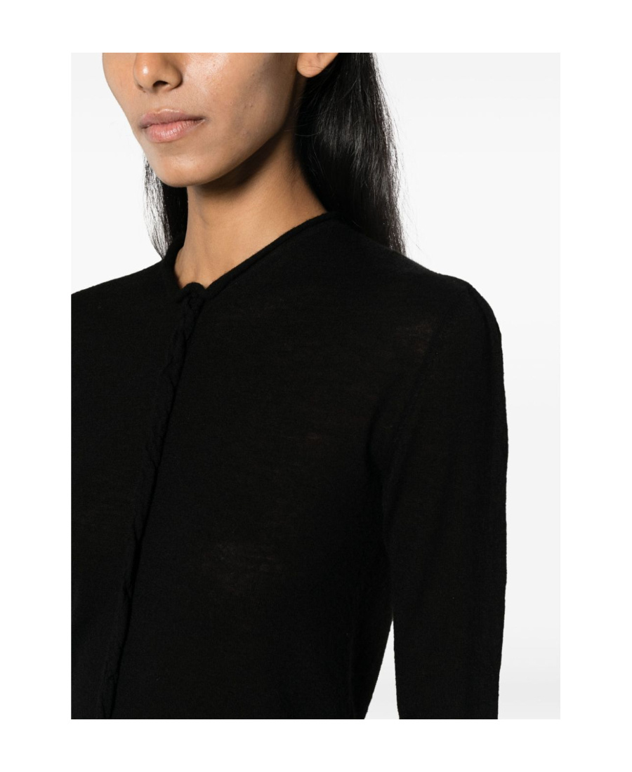 Uma Wang Long Sleeves Top In Black