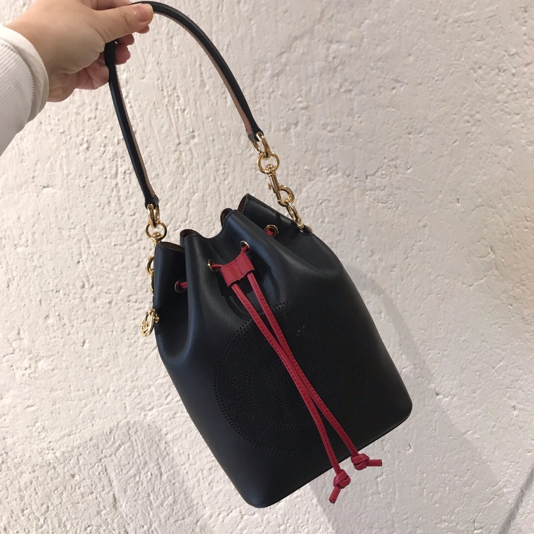 Shop Fendi Mon Tresor Bucket Bag In Black