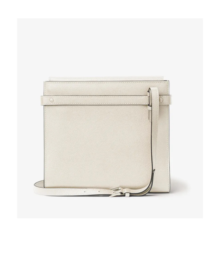 Shop Valextra Leather Shoulder Bag In White