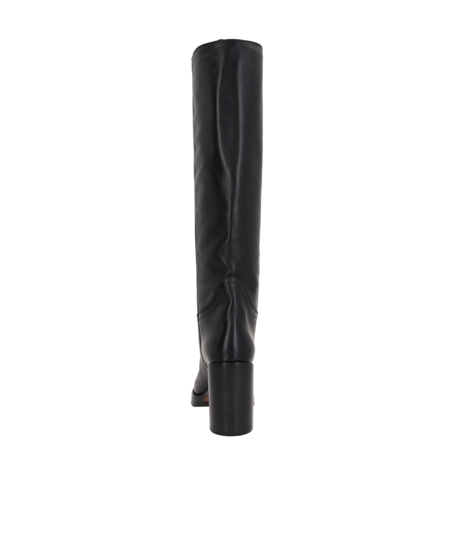 Prada Women's Leather Boots In Black