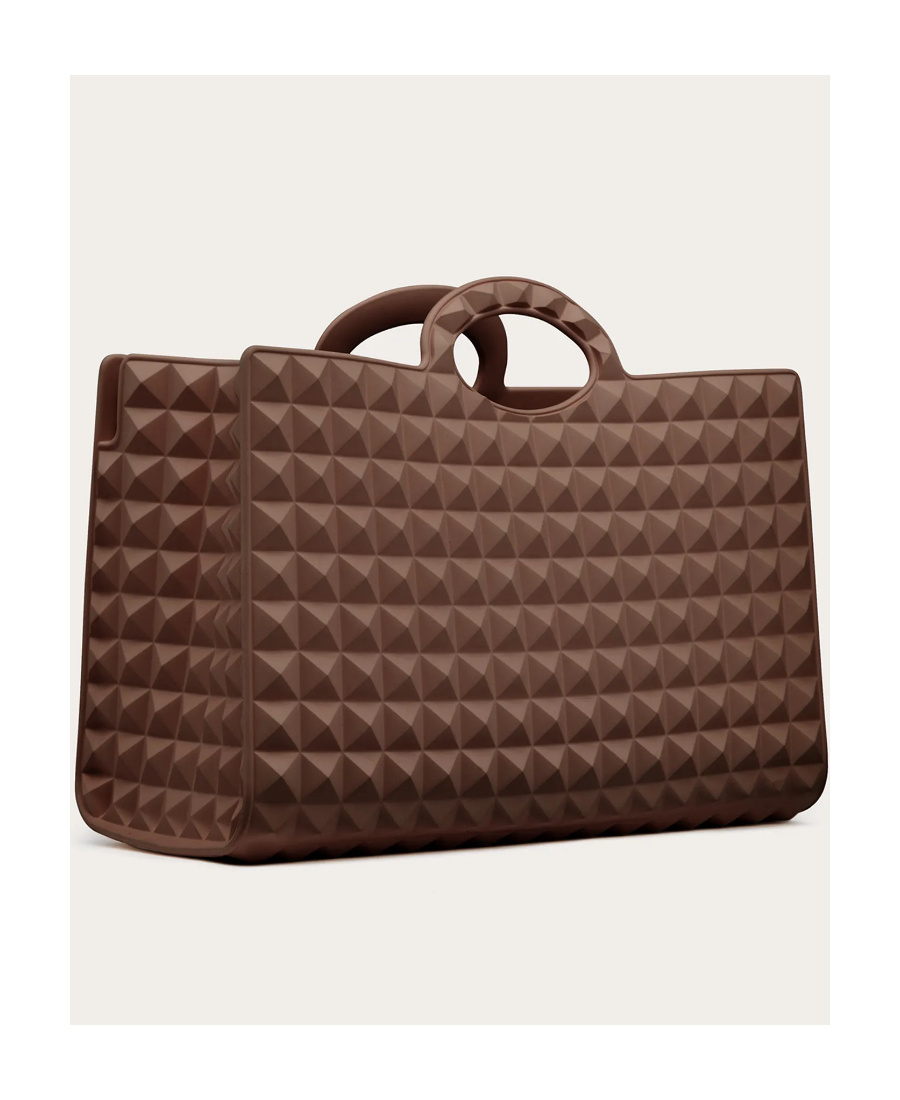 Valentino Le Troisième Shopping Tote Bag In Brown