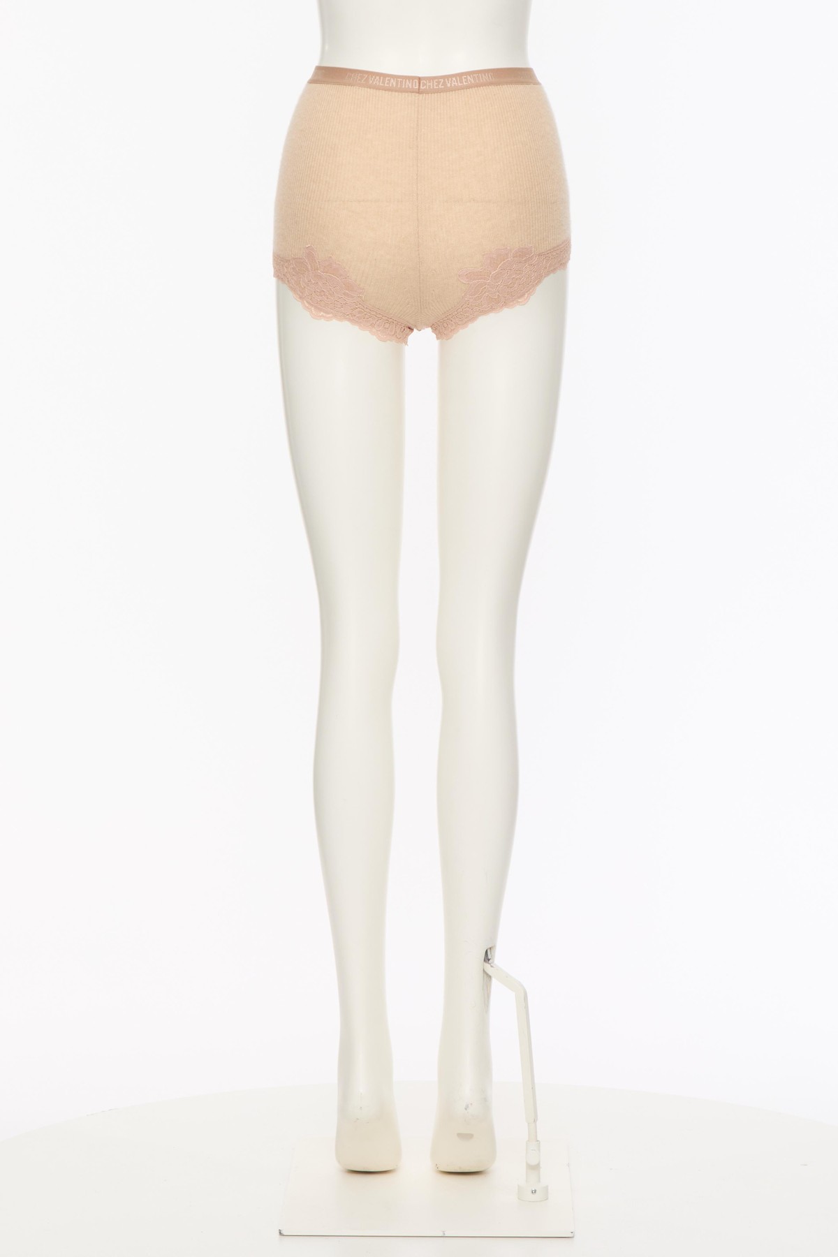 Valentino Elastic Waist Shorts In Neutral