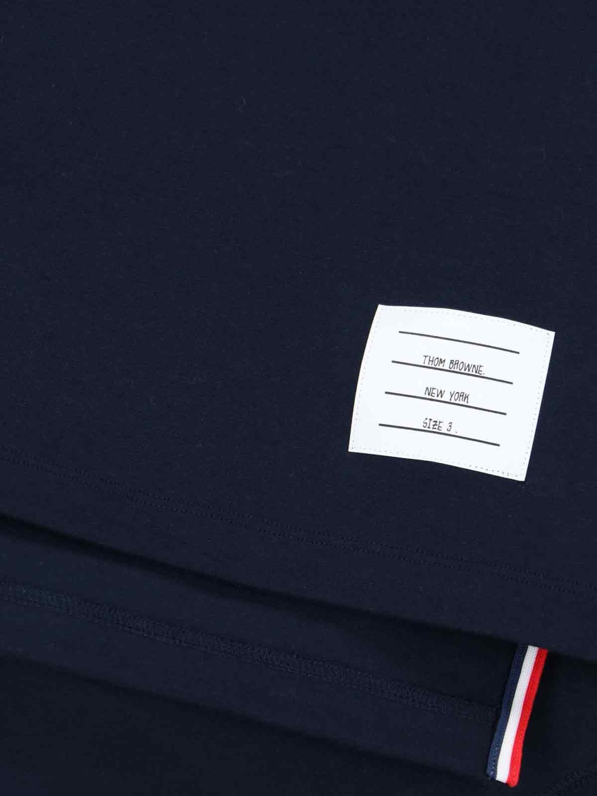 THOM BROWNE THOM BROWNE 4-BAR STRIPED CREWNECK SWEATSHIRT