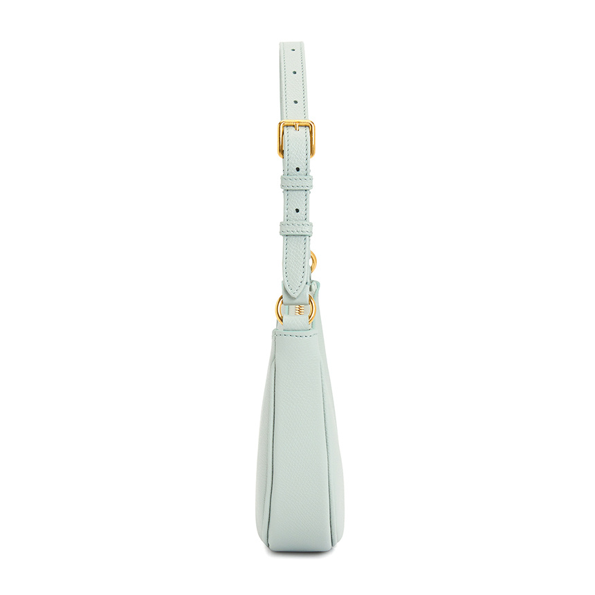 Valentino Zippered Shoulder Bag In White