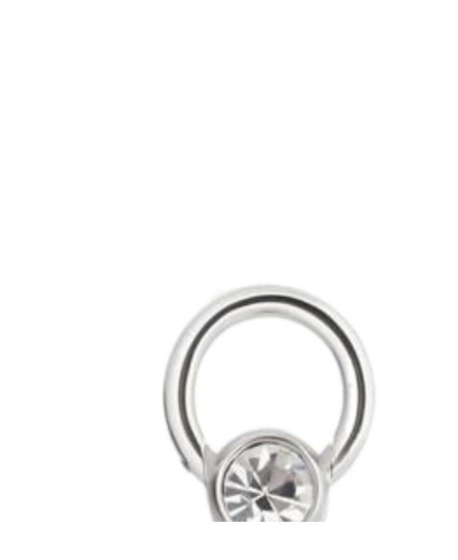 Balenciaga Orecchini Force Ball In Argento
