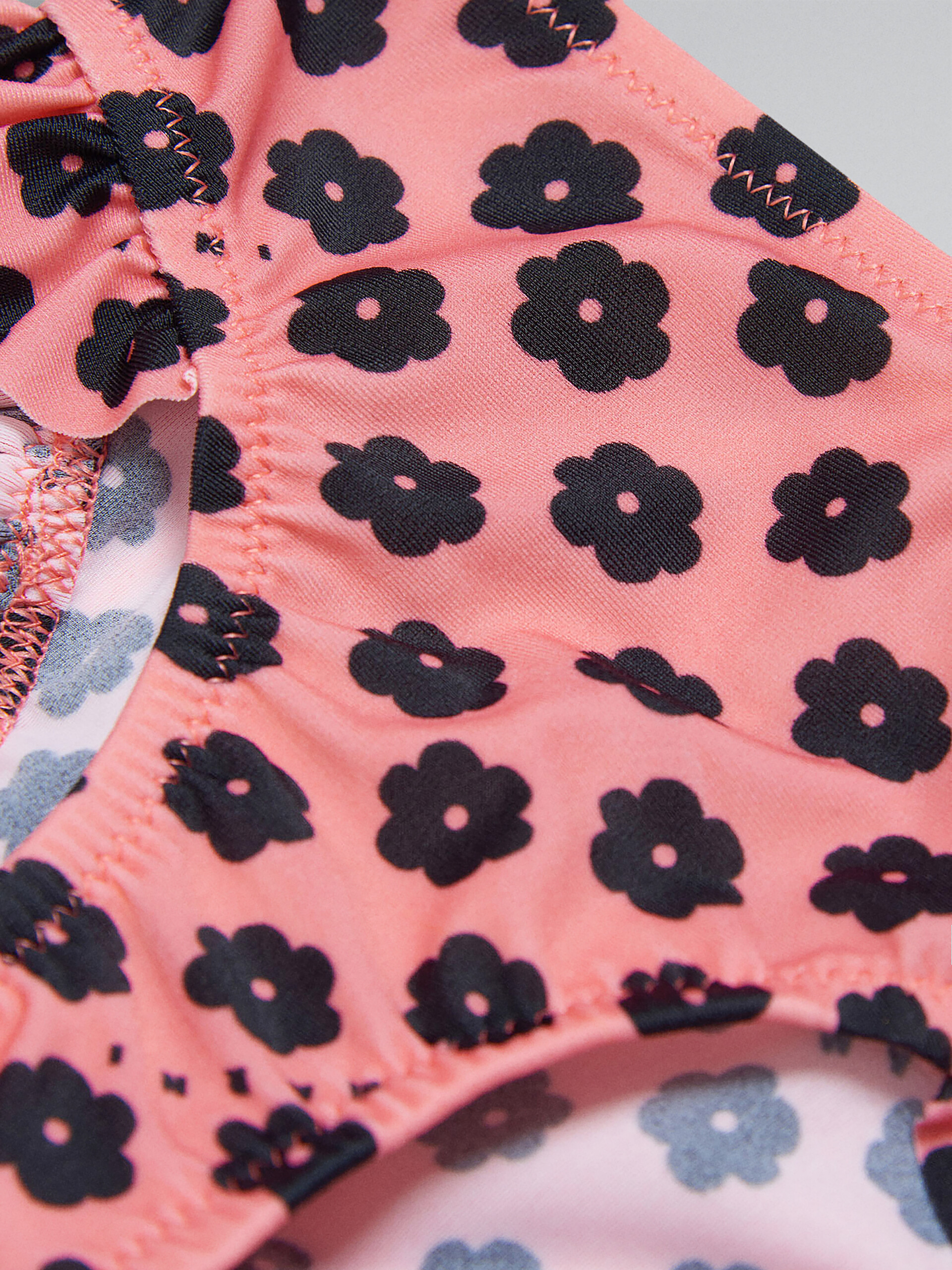Marni Floral-print Bikini Bottom In Pink