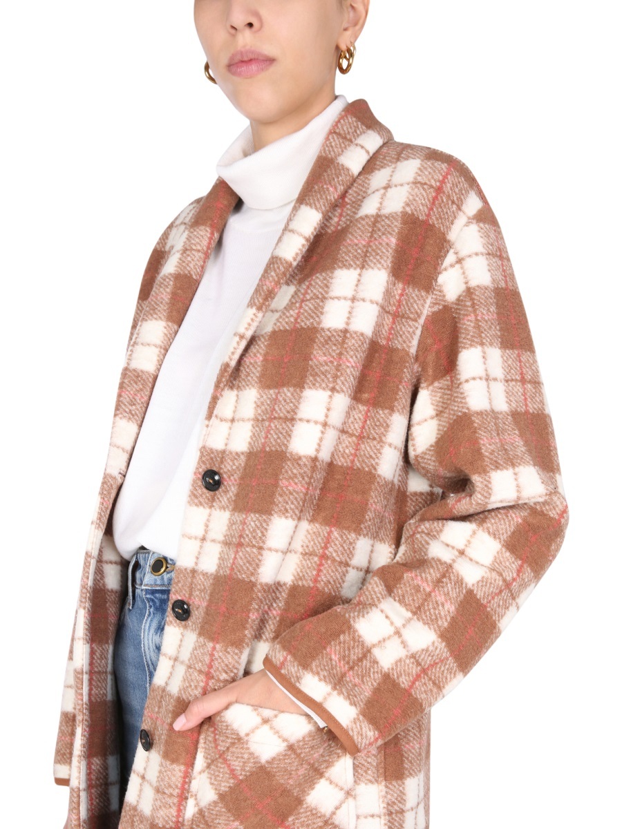 Woolrich "gentry" Coat In Multicolor