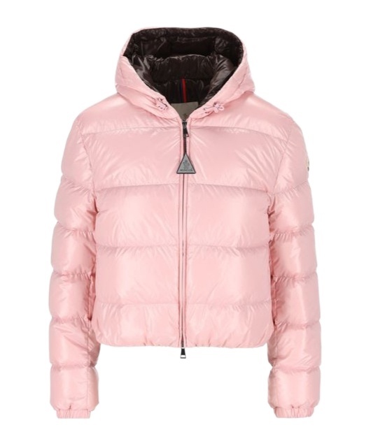 Moncler Bayard Down Jacket In Pink