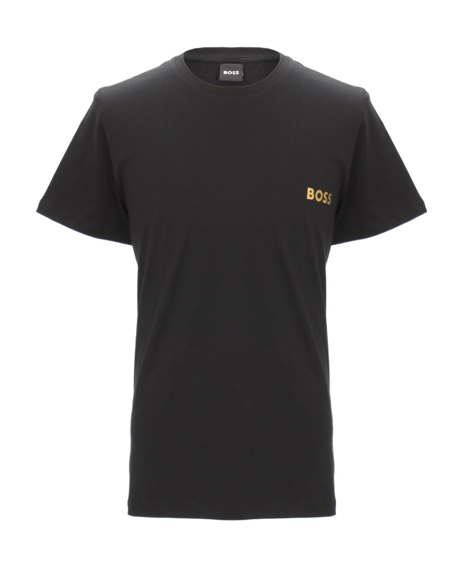 Hugo Boss Logo Short-sleeved T-shirt And Underwear Set In Black