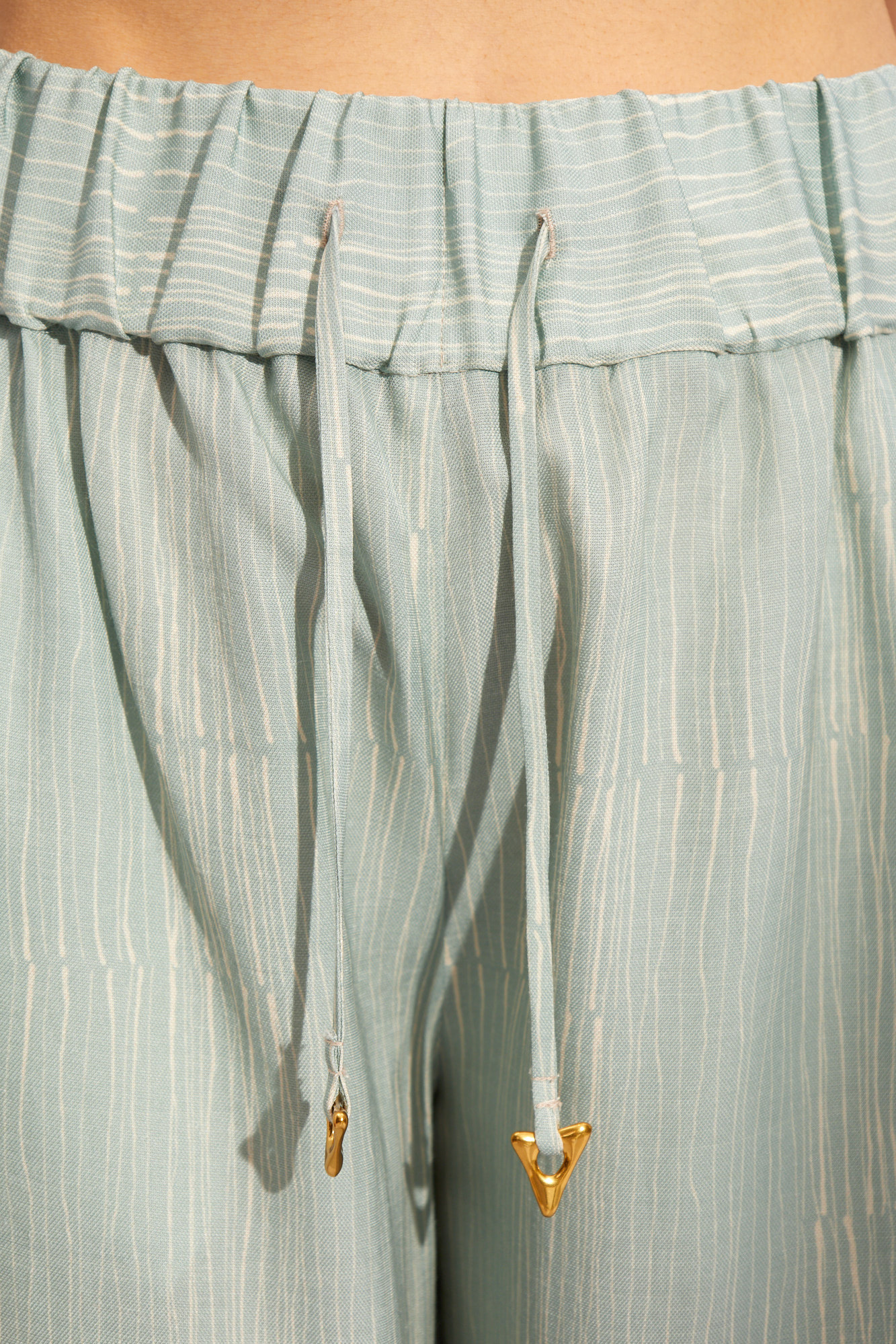 AERON AURORA DRAWSTRING PALAZZO TROUSERS
