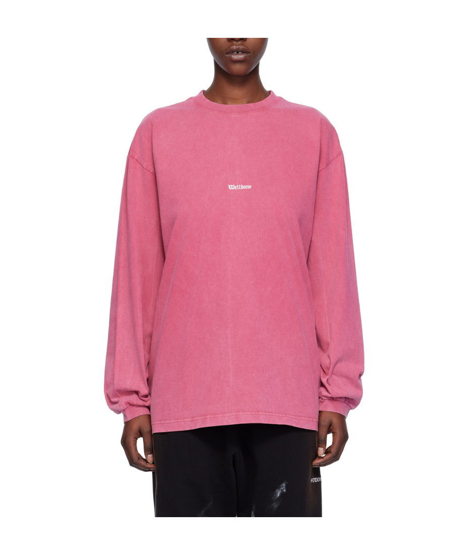 WE11 DONE GRAPHIC-PRINT COTTON SWEATSHIRT