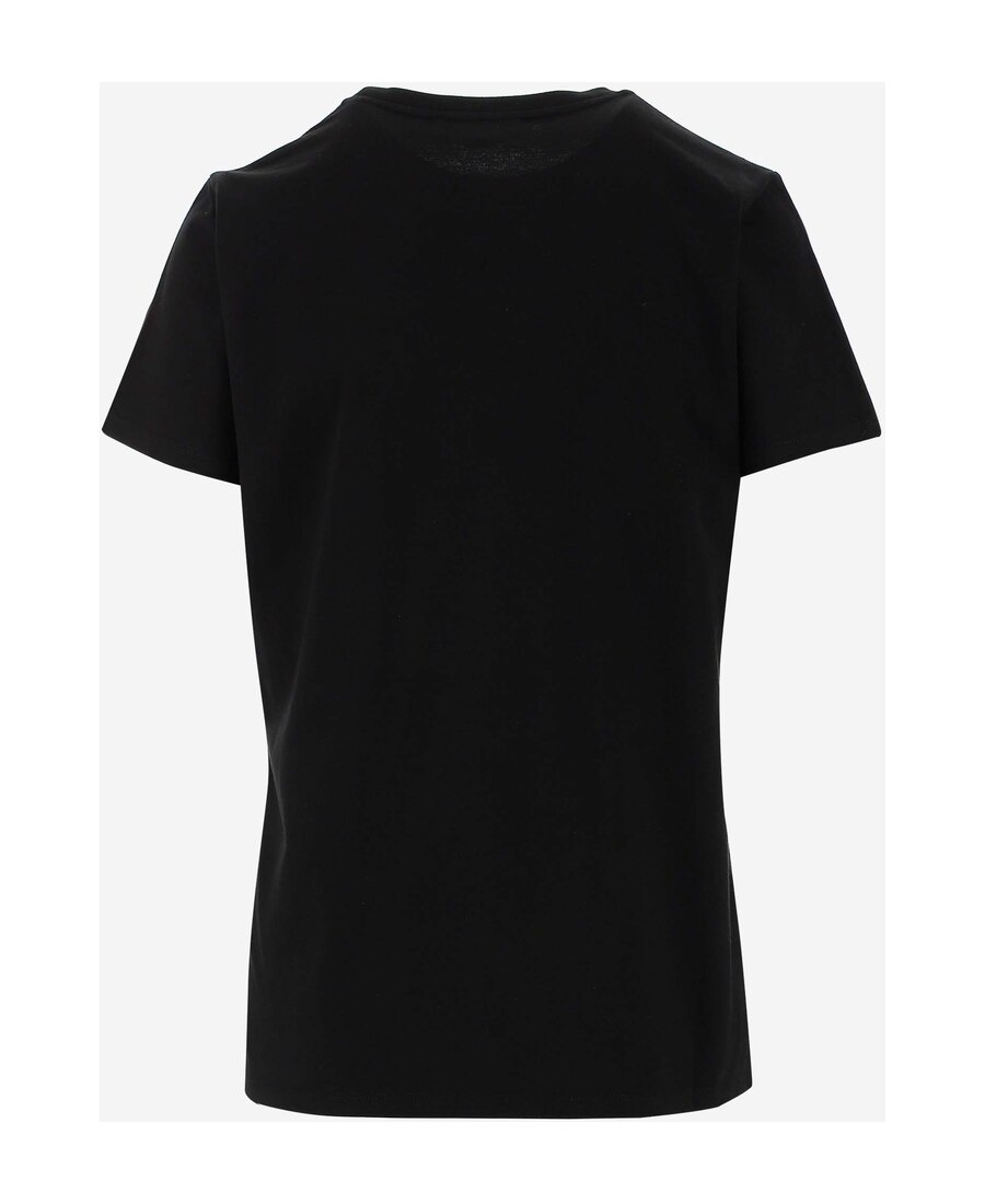 Alexander Mcqueen Floral-print T-shirt In Black