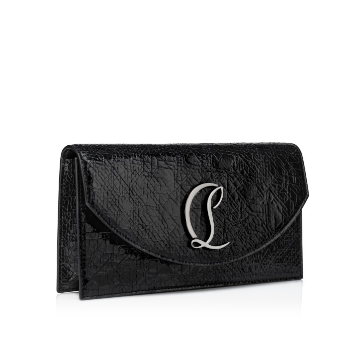 Christian Louboutin Loubi54 Chained Clutch Bag In Black