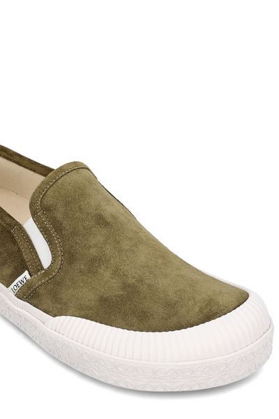Loewe Terra Vulca Slip-on Sneakers In Green