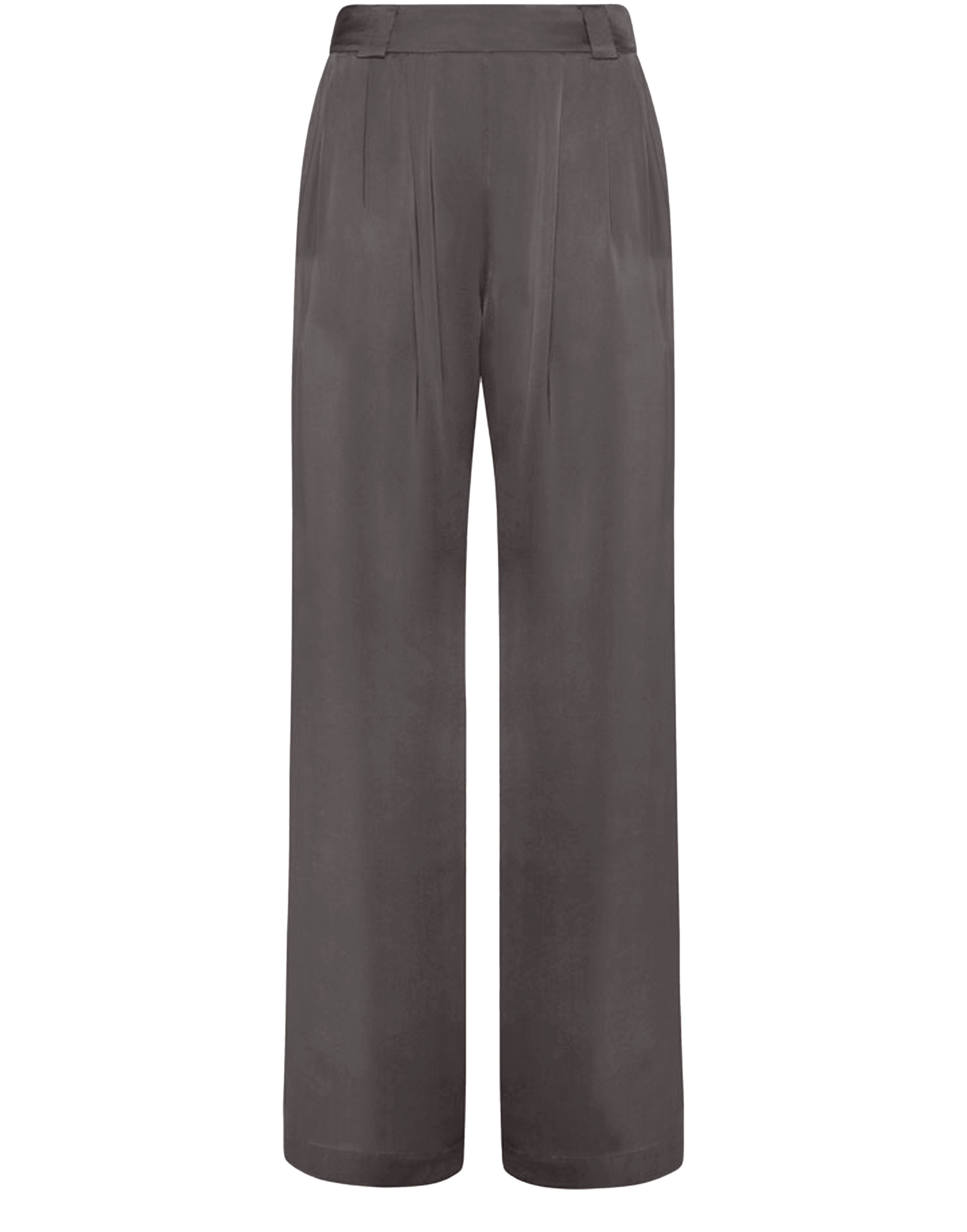 Momoní Wide-leg Casual Pants In Black