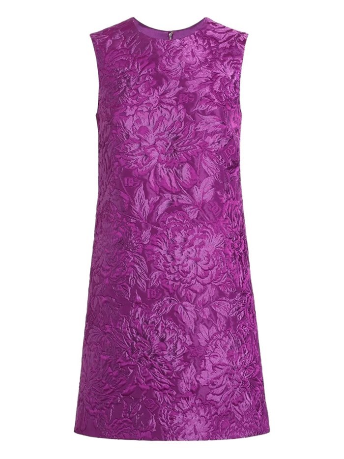 Dolce & Gabbana Mini Dress With Brocade Effect