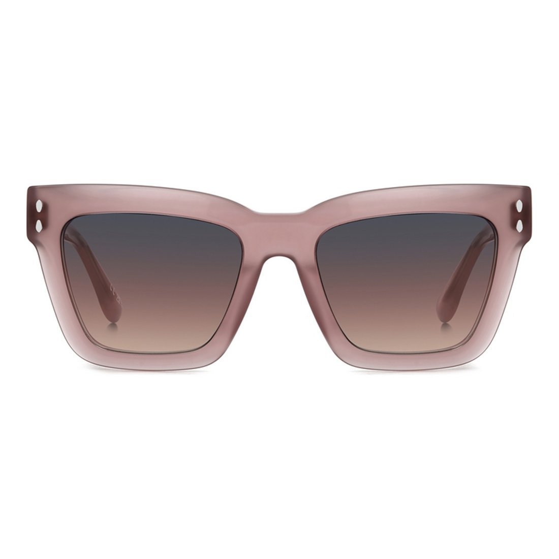 Isabel Marant 53mm Gradient Rectangular Sunglasses In Pink