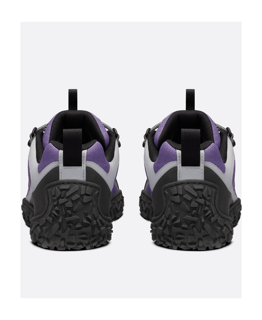Dior Rubber Toe Hiking Canvas Sneakers In Black