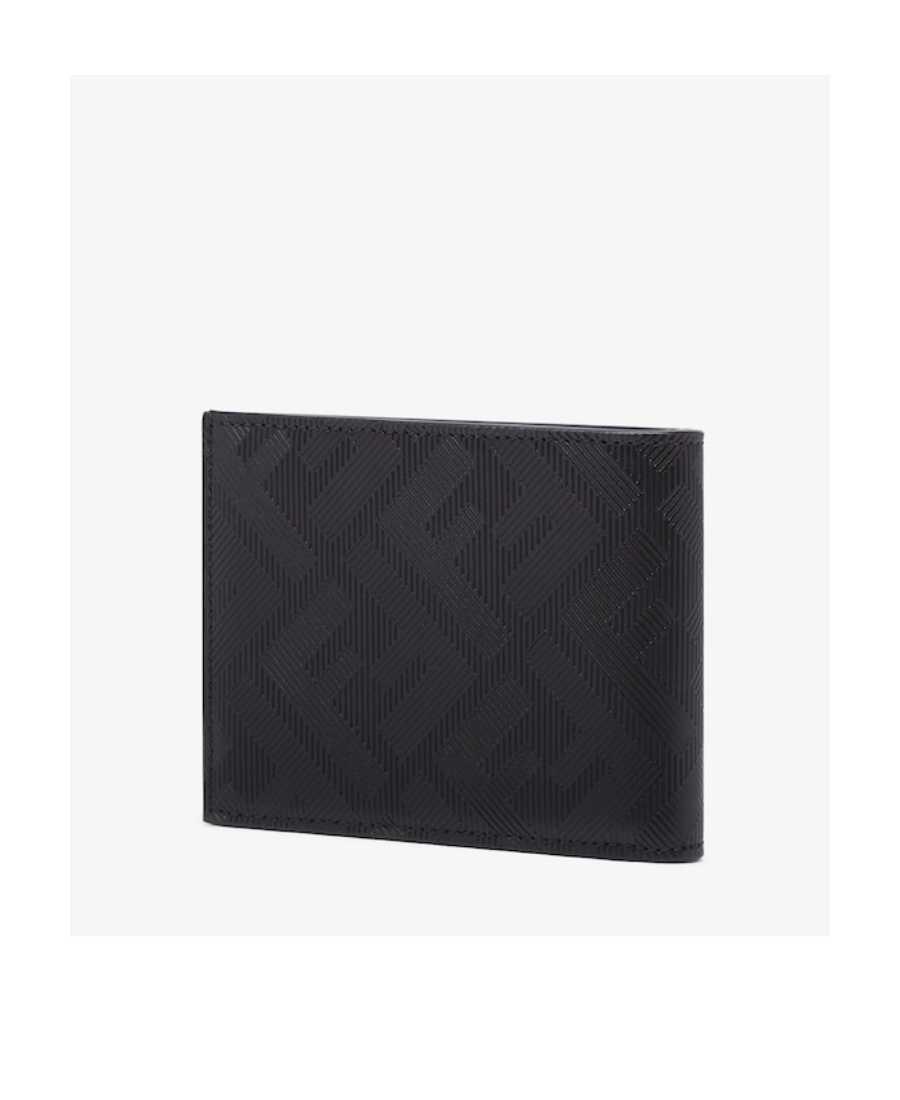 Fendi Shadow Diagonal Wallet In Black