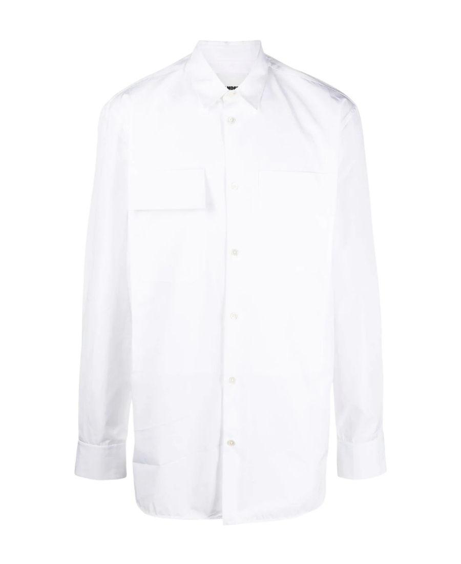 Jil Sander Long Sleeve Button-up Shirt In White