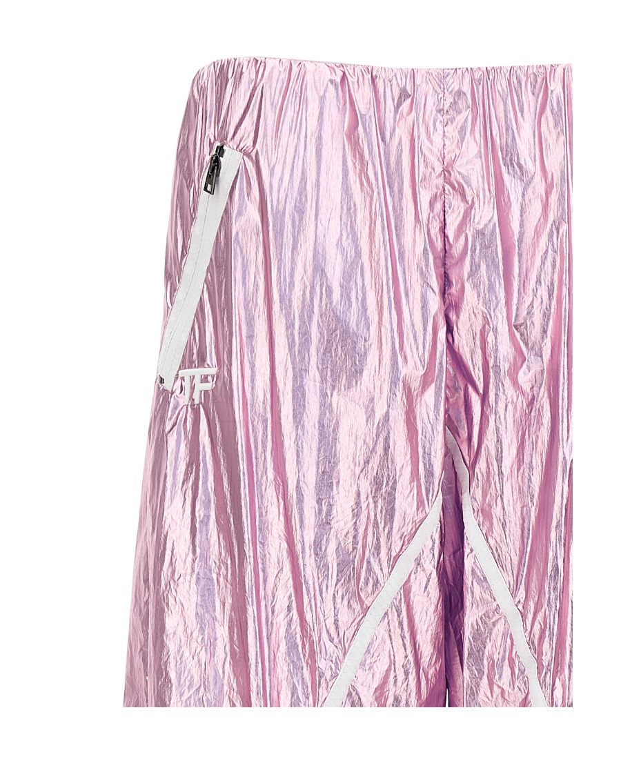 Tom Ford Laminated Track Pants In Pink