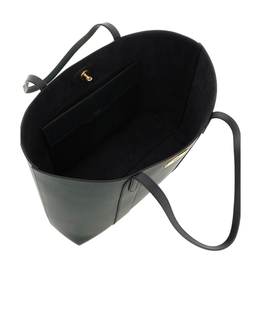 Mulberry Bayswater Twist-lock Small Tote Bag In Black