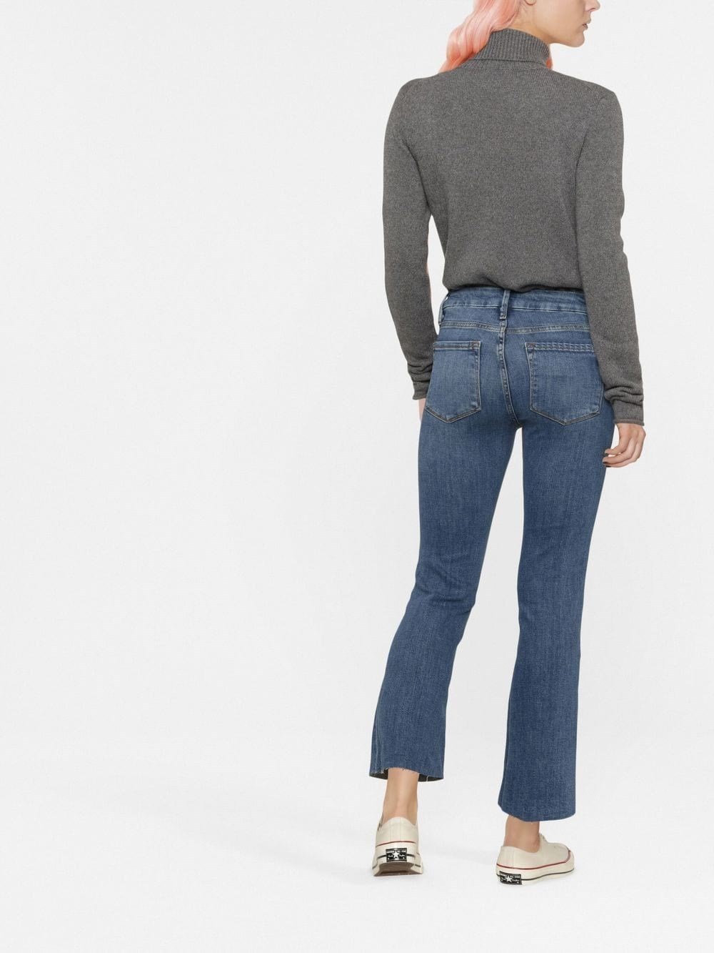 FRAME FRAME LE CROP FLARED JEANS 