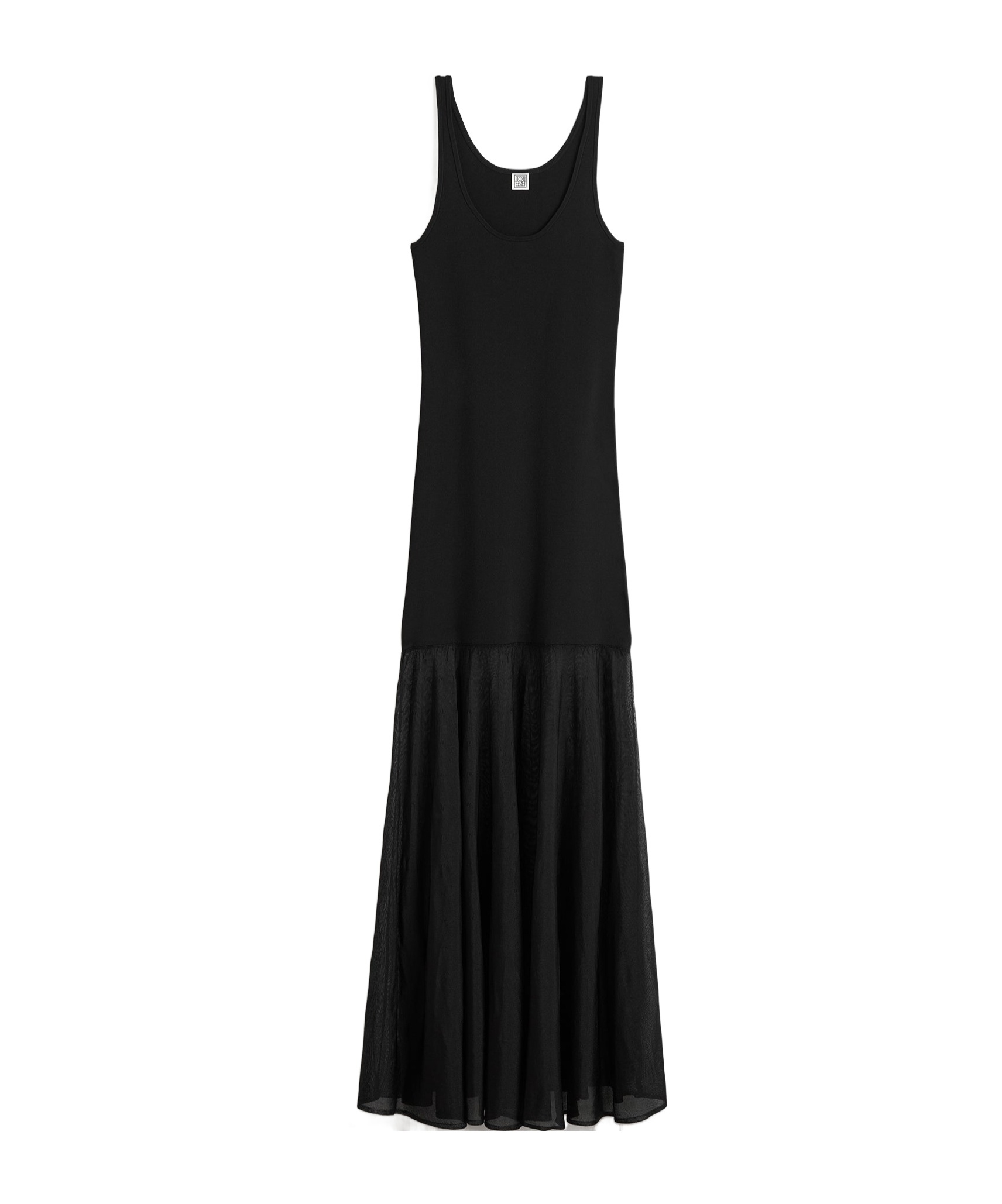 Shop Totême Evening Maxi Dress In Black